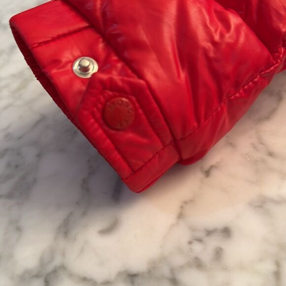 MONCLER RED DOWN JACKET 6Y - Picture 11 of 16